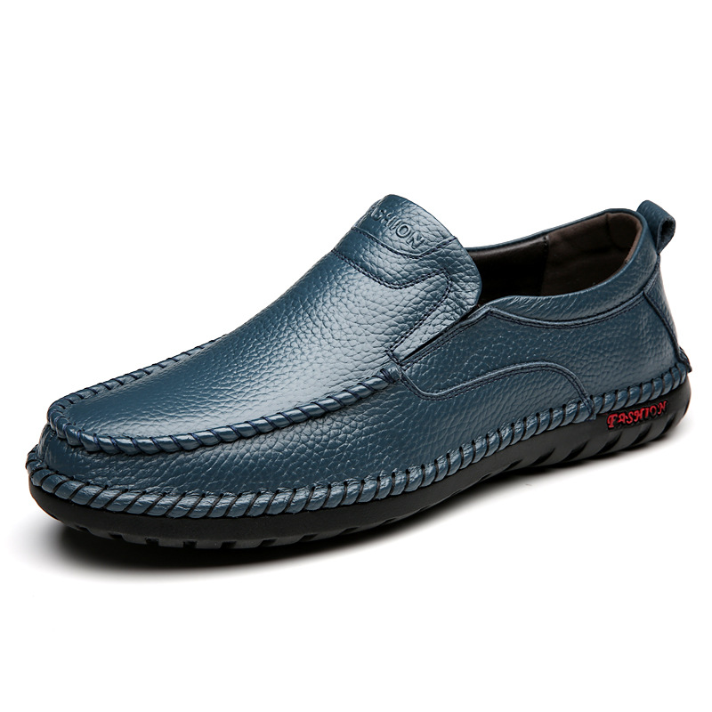 Comfortable Cowhide Soft Bottom Soft Surface Men's Shoes foto 5