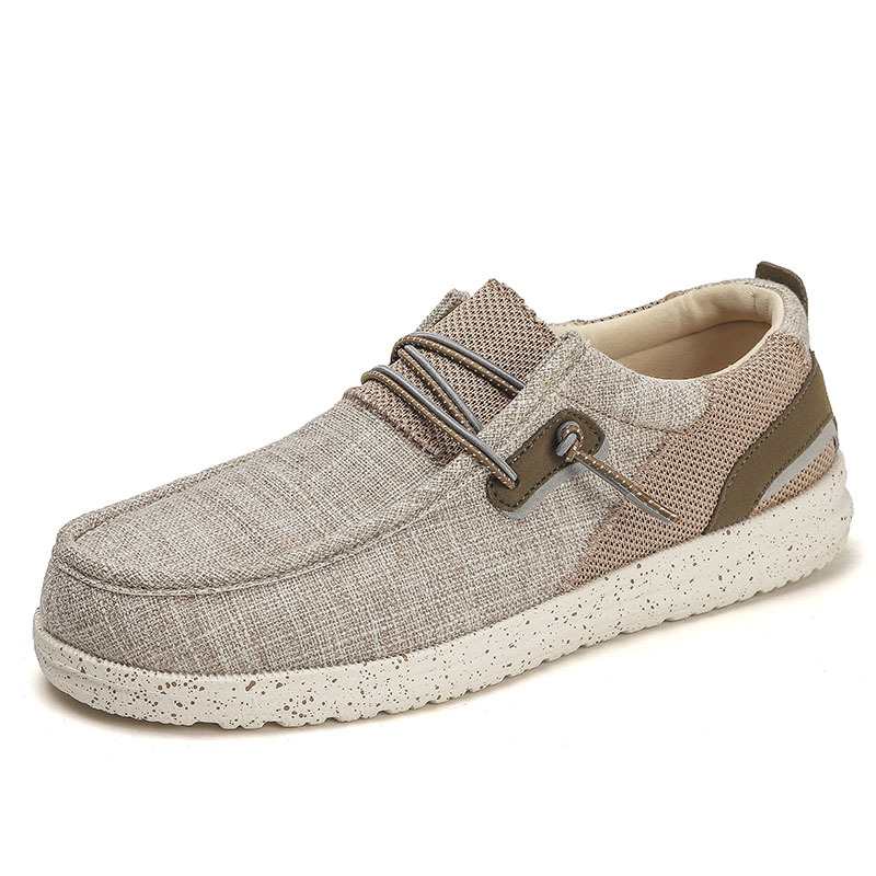 Canvas Loafers Men's Ultra-light Large Size Flat Bottom foto 3
