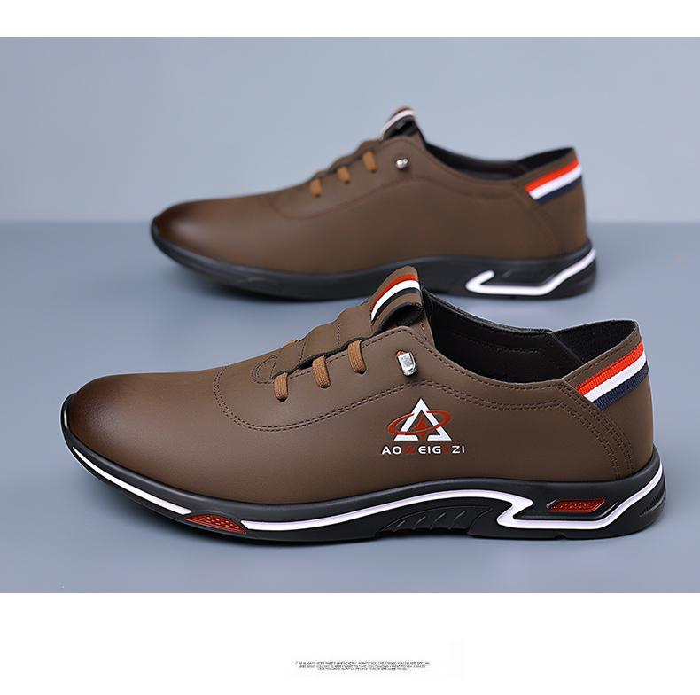 Men's Business Casual Shoes Cross-border Trendy Wild Soft Bottom Comfortable Breathable foto 4