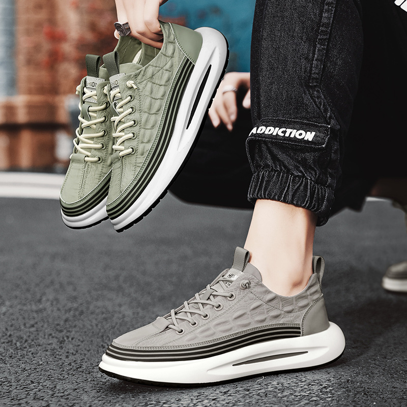 Men's Summer Breathable Platform Canvas Shoes