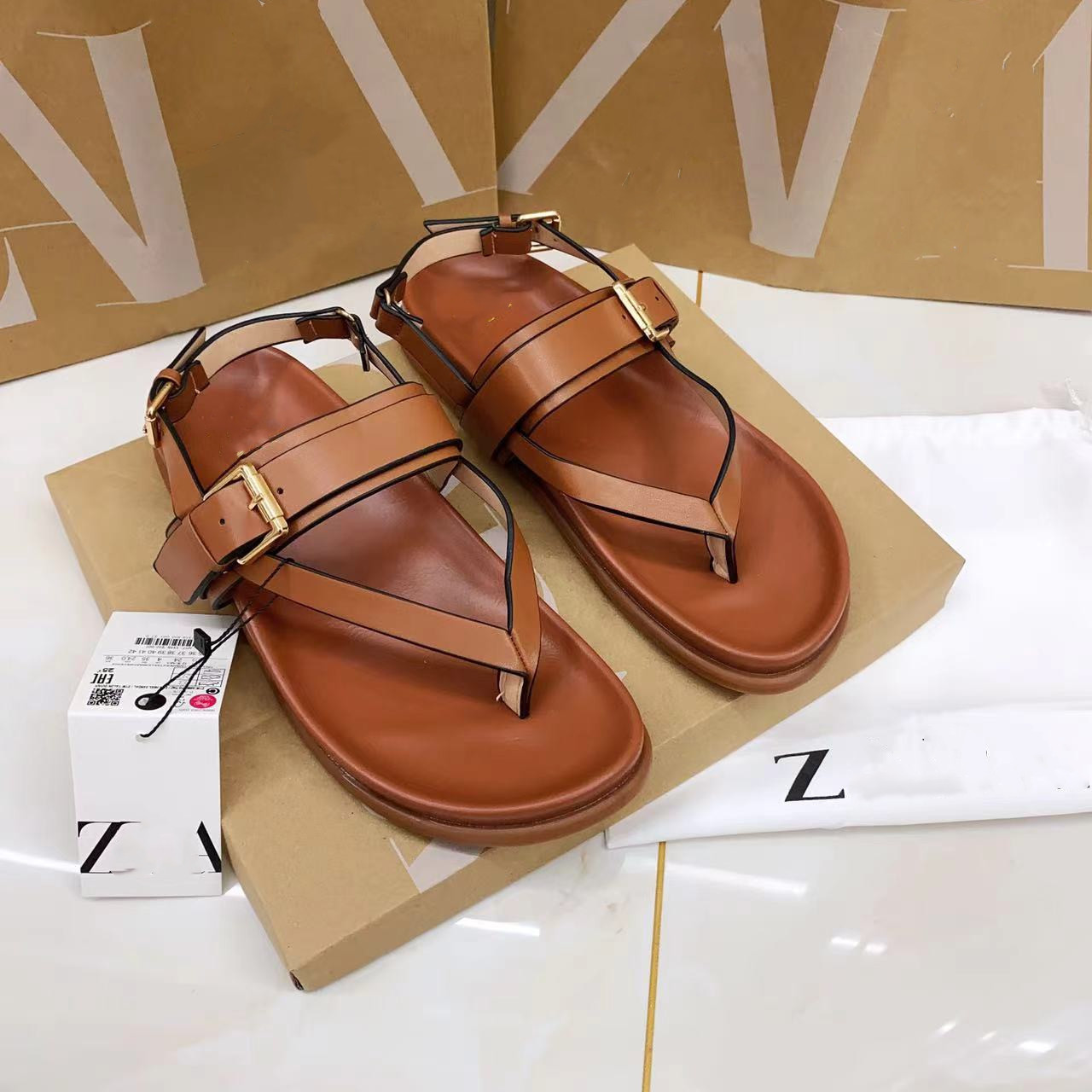 Chunky-soled Comfortable All-match Casual Sandals foto 3