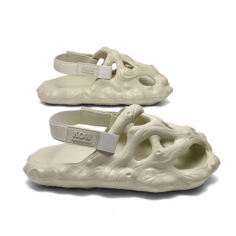 Hole Shoes Men's Sandals Outer Wear Hollow Slippers foto 5