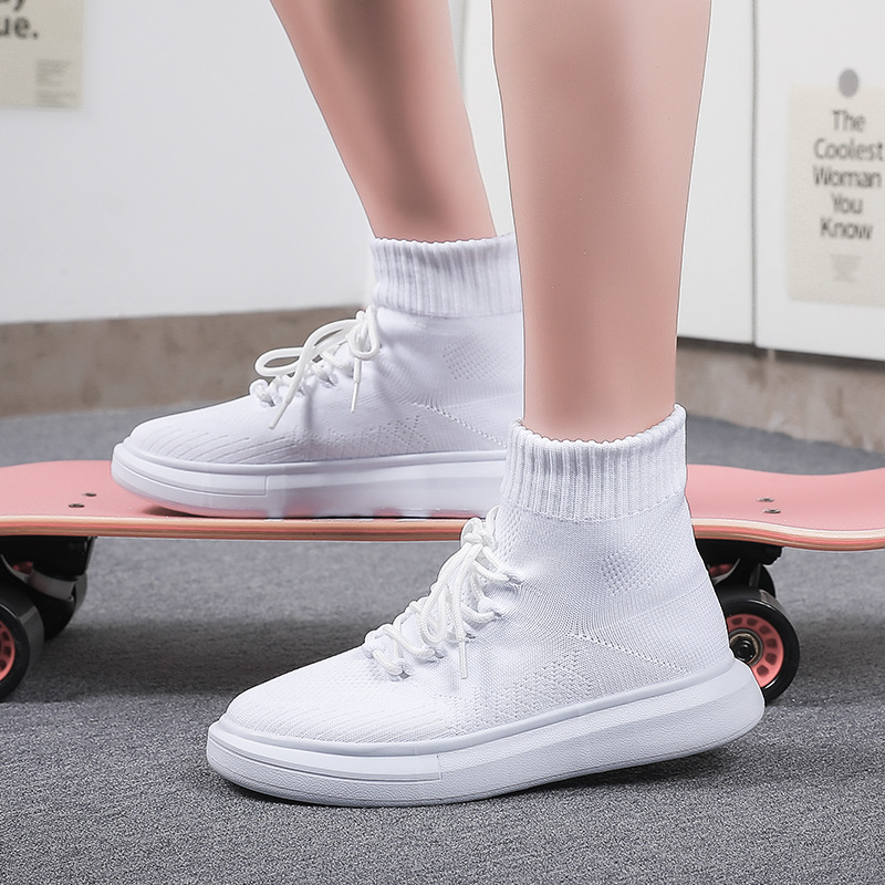 Fly-knit Socks Shoes Stretch Casual Shoes Breathable foto 4