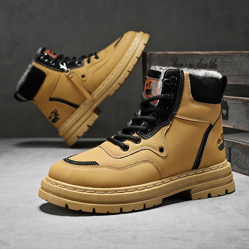 Men's Fashion British Style High-top Martin Boots foto 2