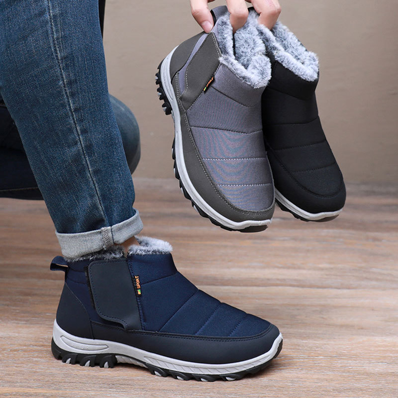 New Winter Slip-on Fleece-lined, Extra-thick Outdoor Snow Boots foto 5