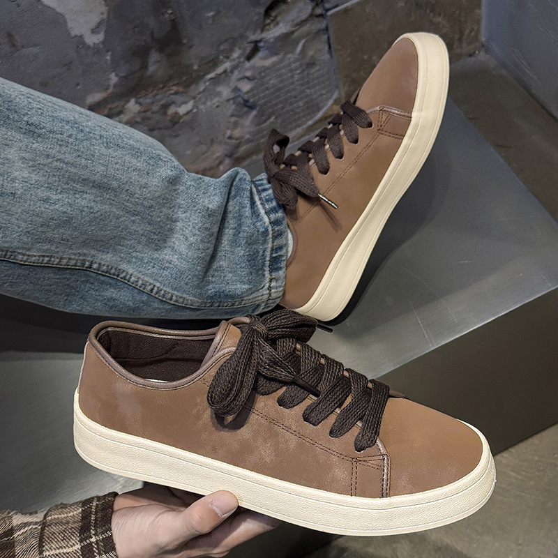 Breathable Matte Leather Versatile Sports Casual Shoes foto 2