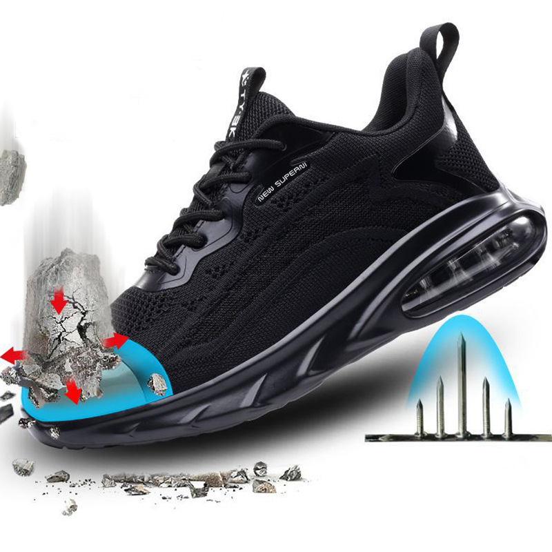 Air Cushion Smash-proof And Wear-resistant Safety Shoes foto 3