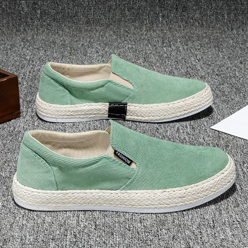 Breathable Casual Slip-on Men's Canvas Tide Shoes foto 2