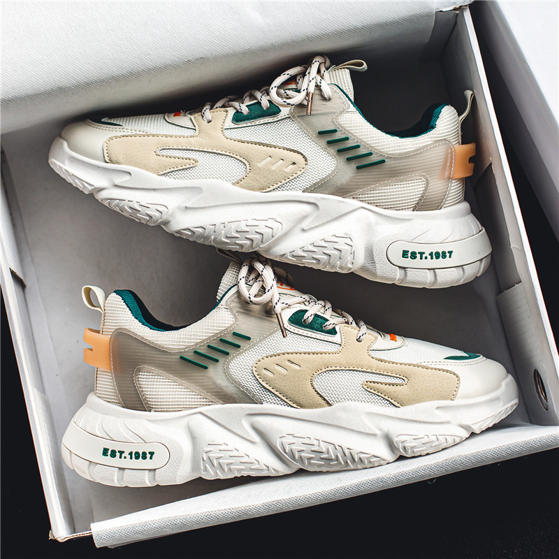 Mens Mesh Sports-casual Height-increasing Shoes foto 5