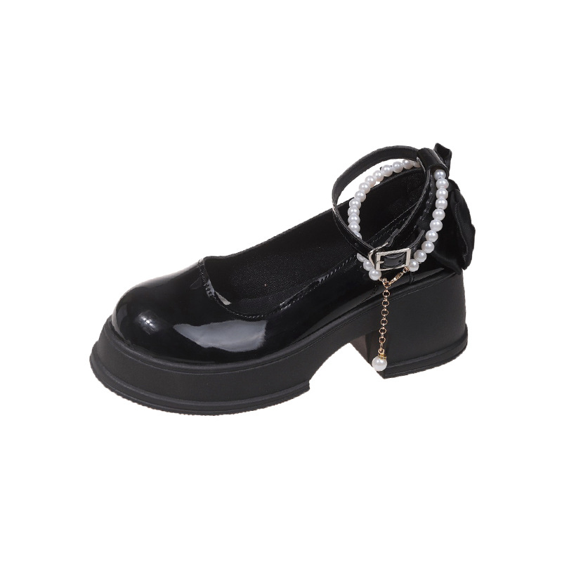 Women's Mary Jane Heels Arrival Round Toe Chunky Heel
