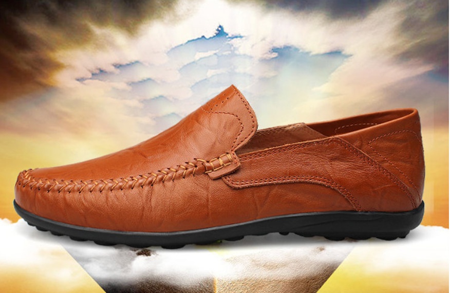 Fashion Men Hollowd-out Slip-on Business Shoes foto 4