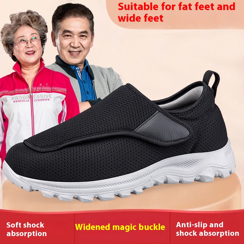Widened Instep Swollen Feet Special Shoes Walking Shoes Men's Velcro Adjustable foto 2