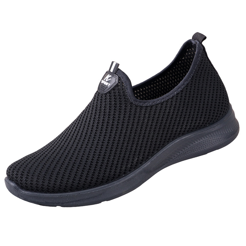 Spring Men's Shoes Casual Shoes, Breathable Flyknit Sneakers foto 2