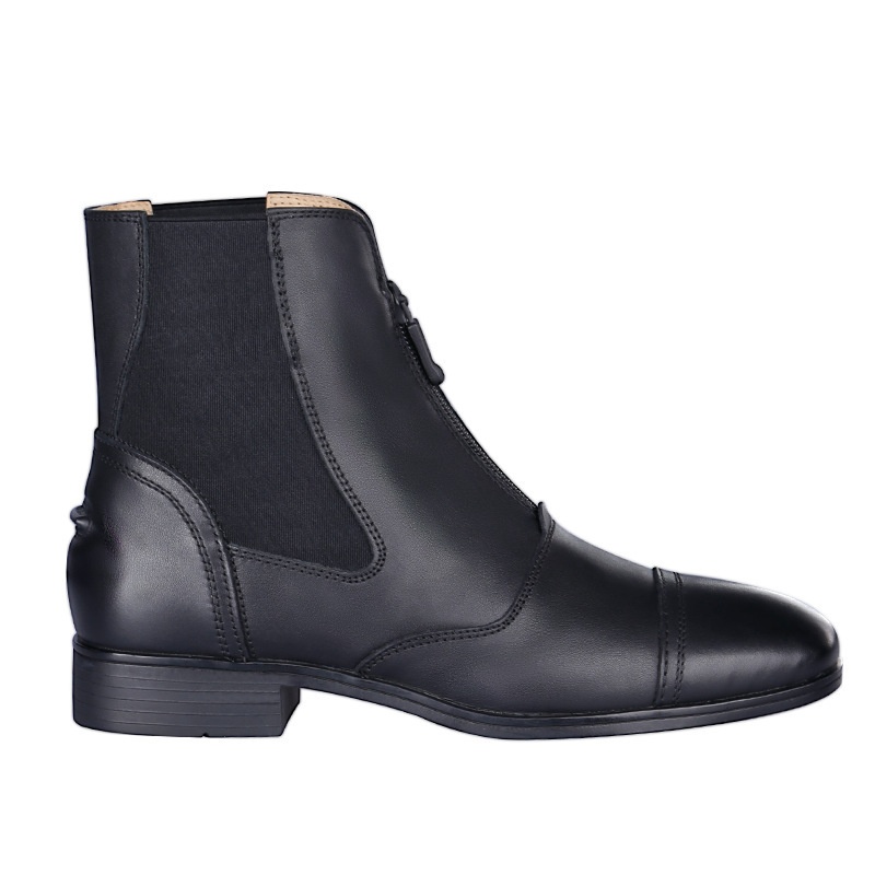 Riding Equestrian Cowhide Ankle Boots foto 5