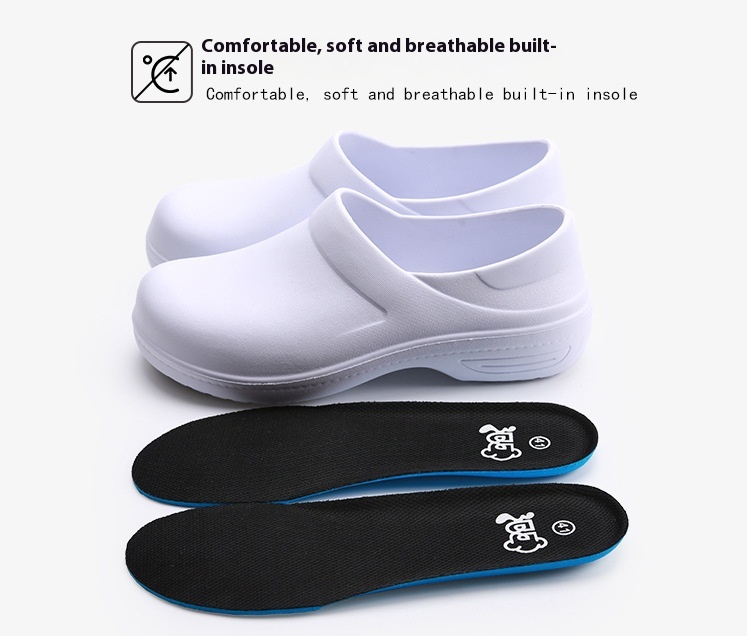 Non-slip Oil-resistant Chef Surgery Breathable Work Shoes foto 4