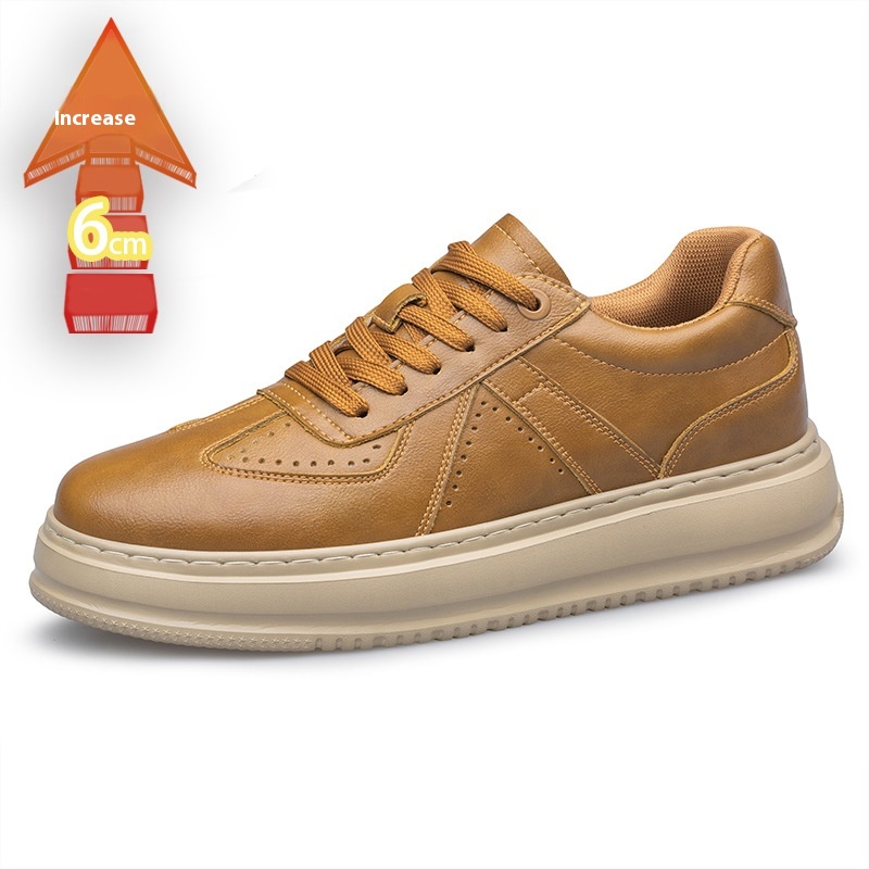 Men's Lace Up Lightweight Trendy All-matching Casual Board Shoes foto 3
