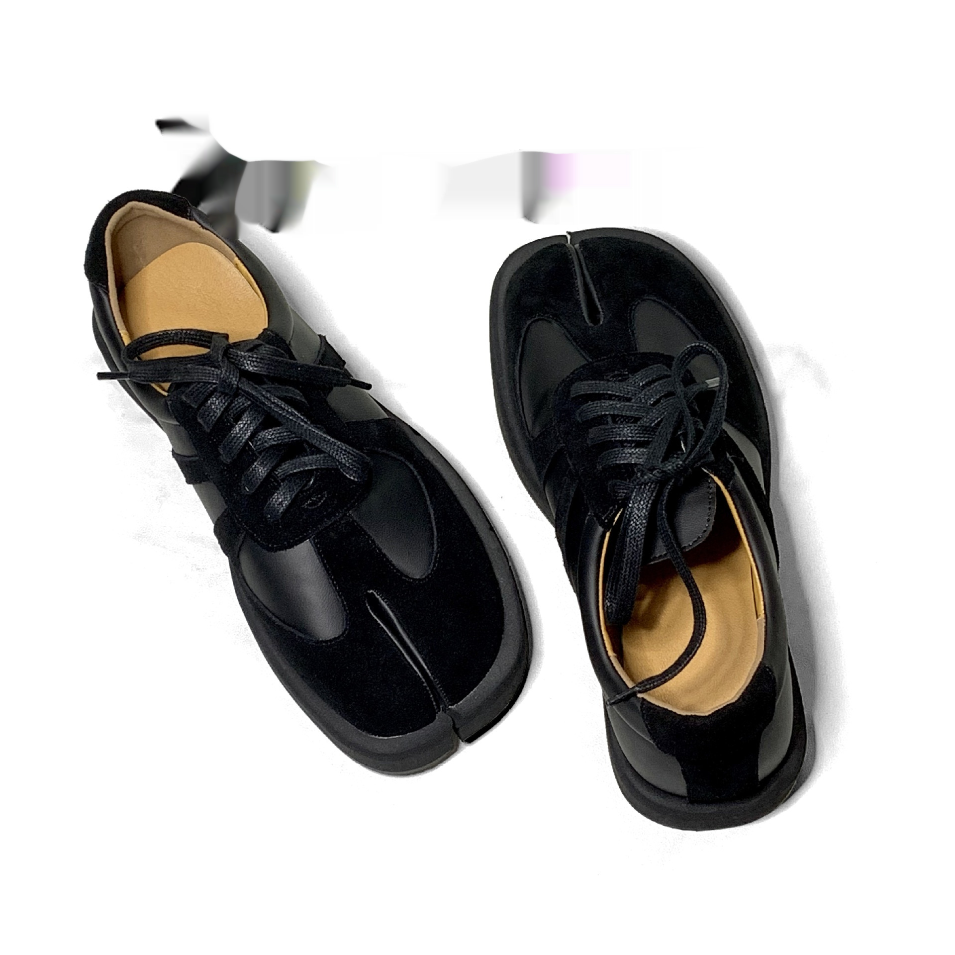 New Step Show Men's And Women's Same Spring And Summer Split Toe German Training Shoes Ninja Shoes Gray Whiteblack foto 4