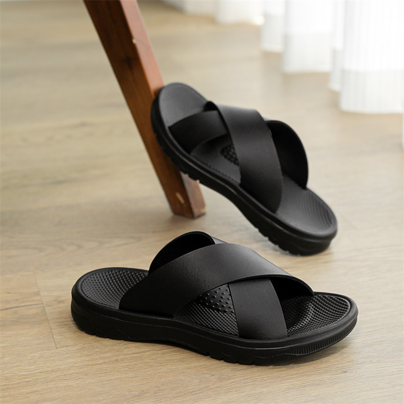 Lazy Slippers Beach Sandals Minimalist Open-toe Mens Slides foto 4
