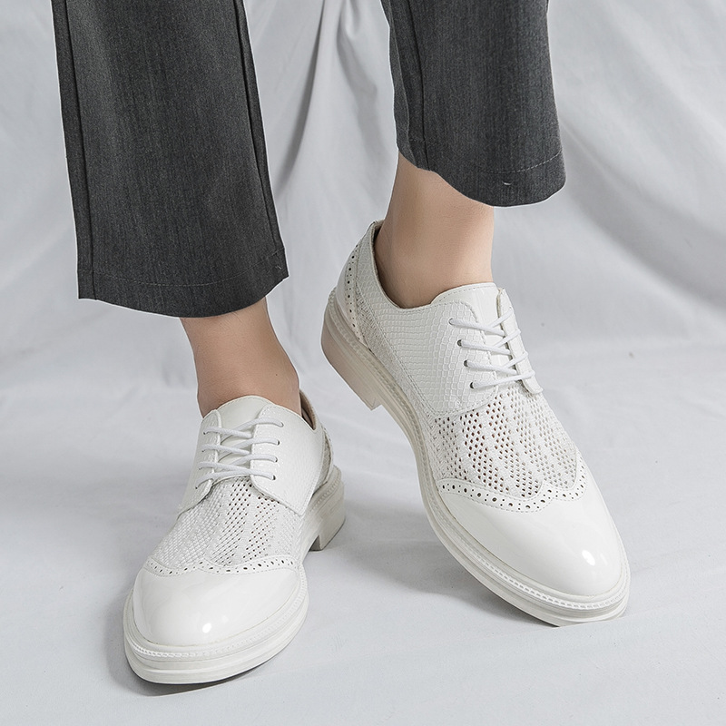Plus Size Hollow-out Brogue Men's Shoes foto 5