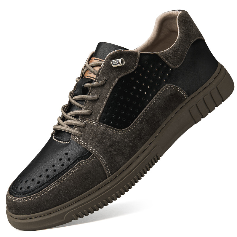 Men's Soft Sole 47 Perforated Breathable Board Shoes foto 3