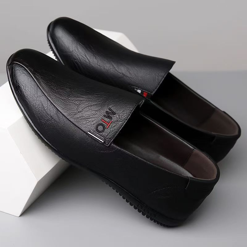 Breathable Tods Casual Shoes Slip-on Leather Shoes For Men foto 2