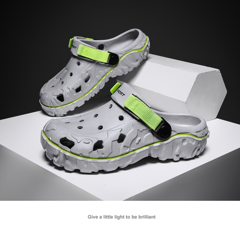 Breathable Soft Bottom Sports Beach Shoes Casual Two-way Wear Sandals foto 4