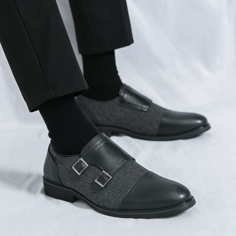 Fashion Men's Winter Retro British Style Shoes foto 2