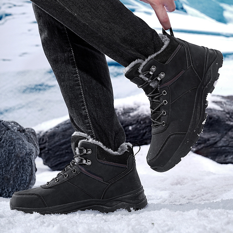 Men's Outdoor Travel Insulated Cotton-padded Shoes foto 3