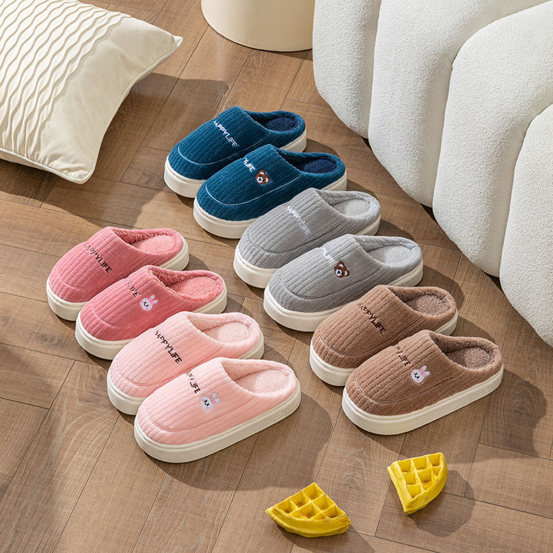 Cotton Slippers For Women For Spring Autumn And Winter For Home Use foto 5