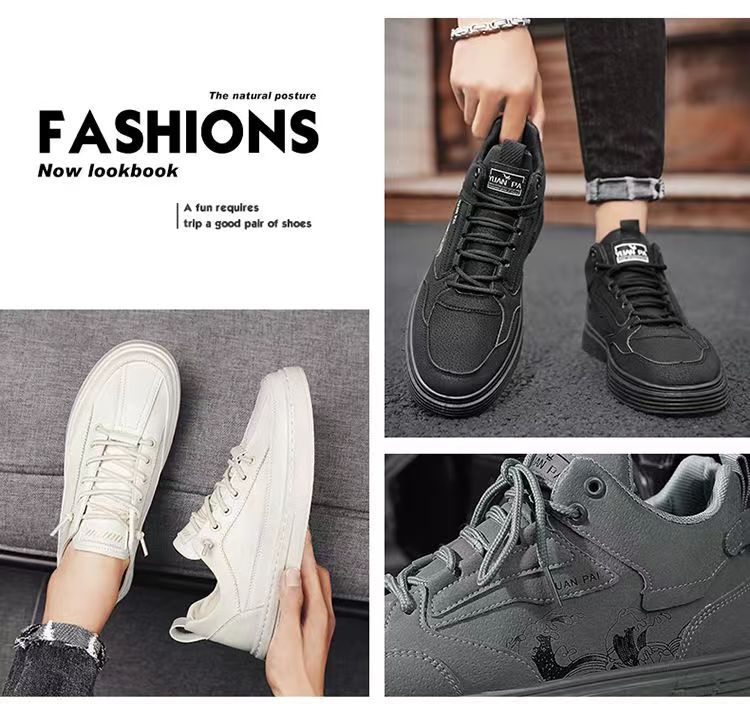 Men's Autumn Casual Sports Skate Shoes foto 4