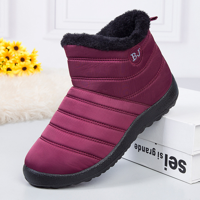 Womens Waterproof Mid-Calf Zip Snow Boots For Fall And Winter foto 4