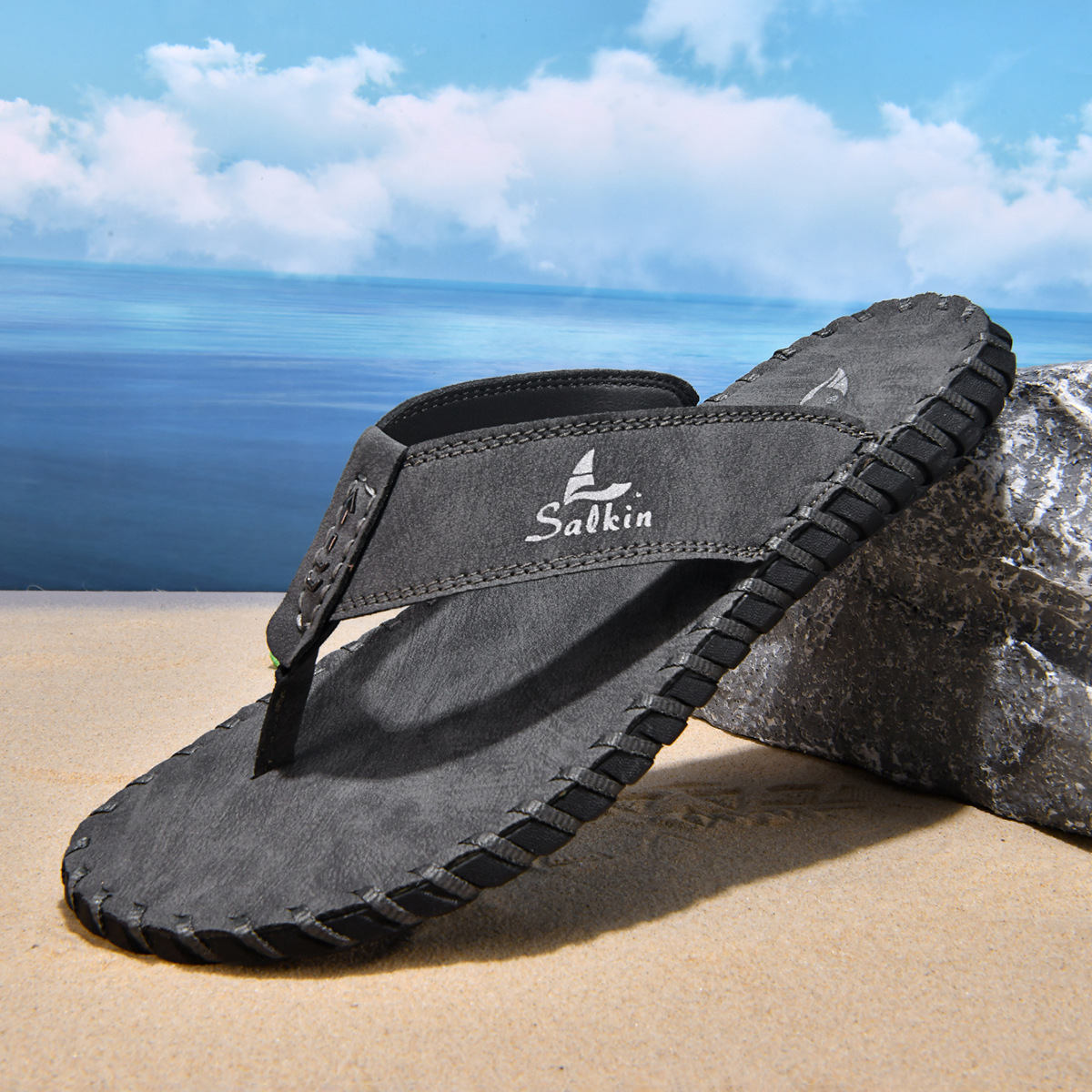 Non-slip Everyday Outdoor Beach Slippers foto 5