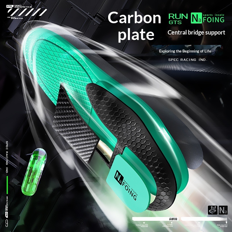 Arch-supporting Cushioned Breathable PU Insoles For Sports Shoes foto 2