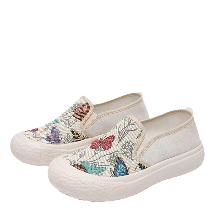 Old Beijing Slip-on Soft Bottom Canvas Shoes foto 2