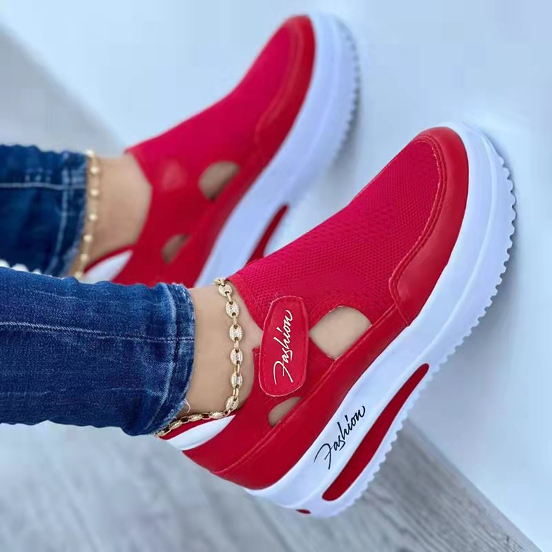 Velcro Closure Large Size Casual Women's Shoes foto 4