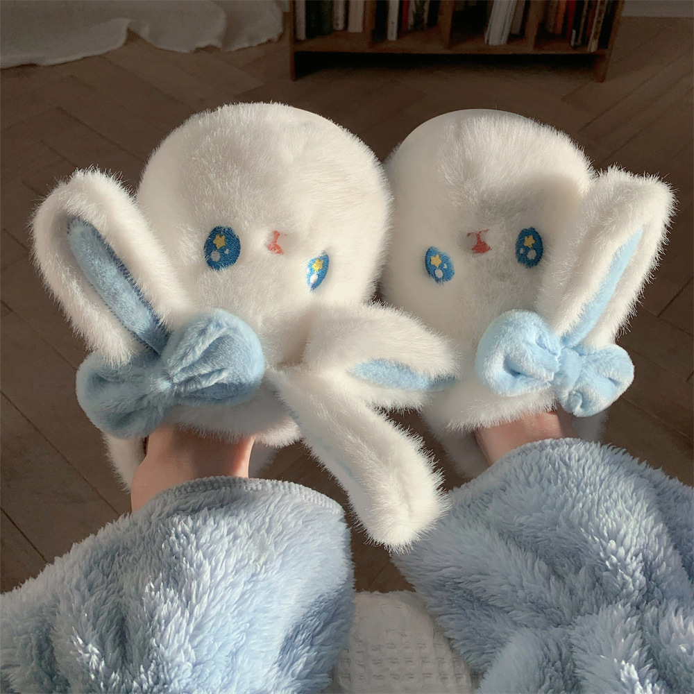 Autumn And Winter Home Indoor Confinement Toe Box Soft Bottom Slippers foto 4
