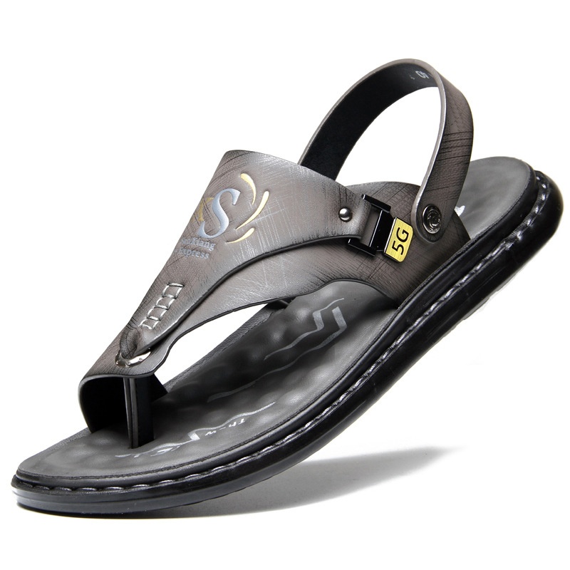 Men's Fashion Latex Soft Bottom Flip Sandals foto 3