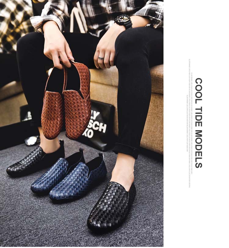 Gommino Men's Casual Slip-on Leather Shoes foto 5