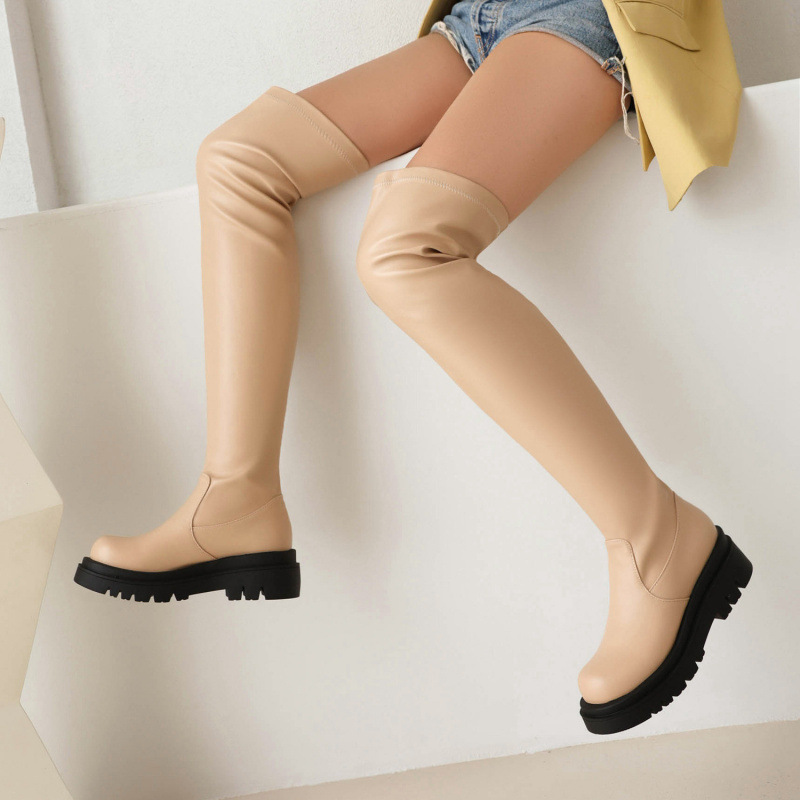 Autumnwinter Long Boots That Slim The Legs foto 5