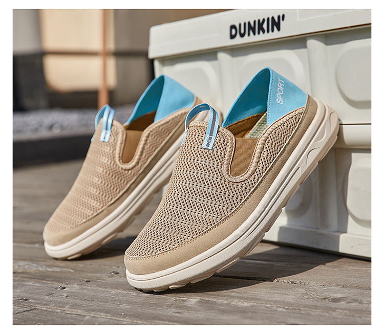 Men's Mesh Sneaker Breathable Lightweight Outdoor Slip-on foto 5
