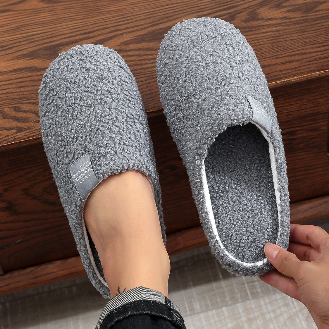 Simple, Lightweight And Silent Indoor Couple Slippers foto 4