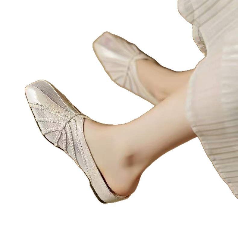 Fashionable Breathable Closed-toe Half-slipper For Women foto 3
