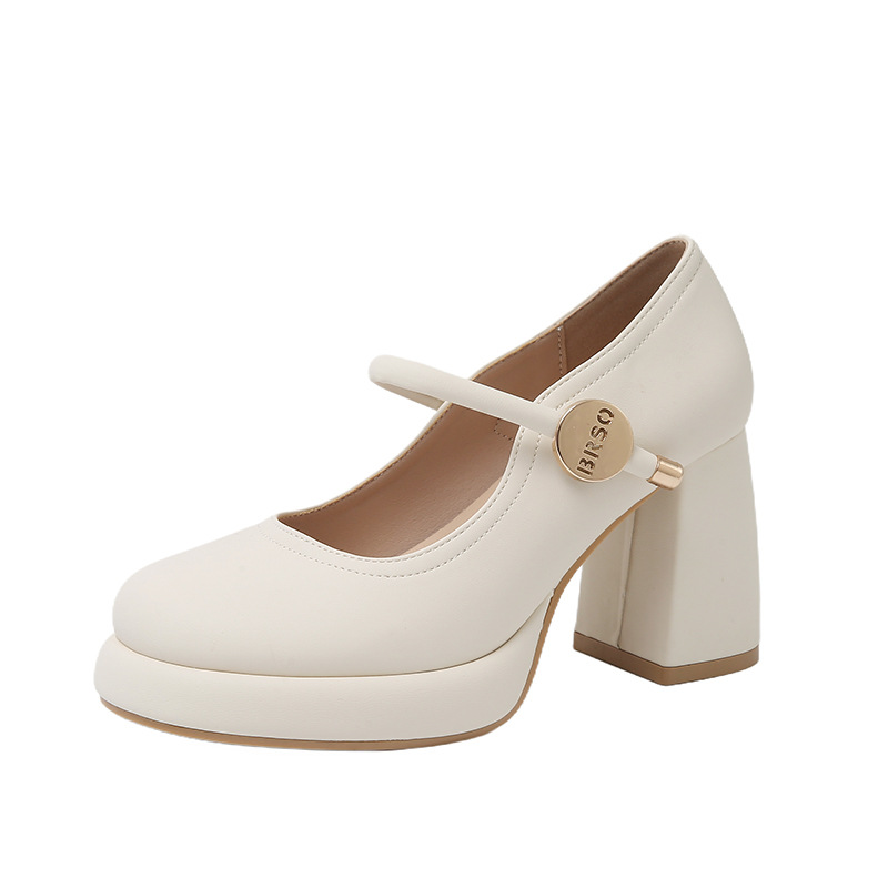 French-style Gentle Evening Breeze Mary Jane Heels For Women foto 5