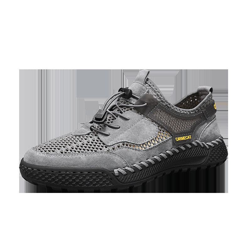 Hand-stitched All-match Breathable Comfortable Genuine foto 5