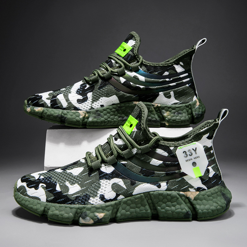 Men's Shoes Summer Breathable Thin Student Youth Leisure Sports Dad Shoes foto 5