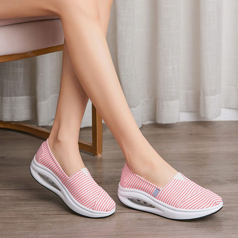 Summer Shallow Mouth Casual Slope Heel Mom Shoes foto 3