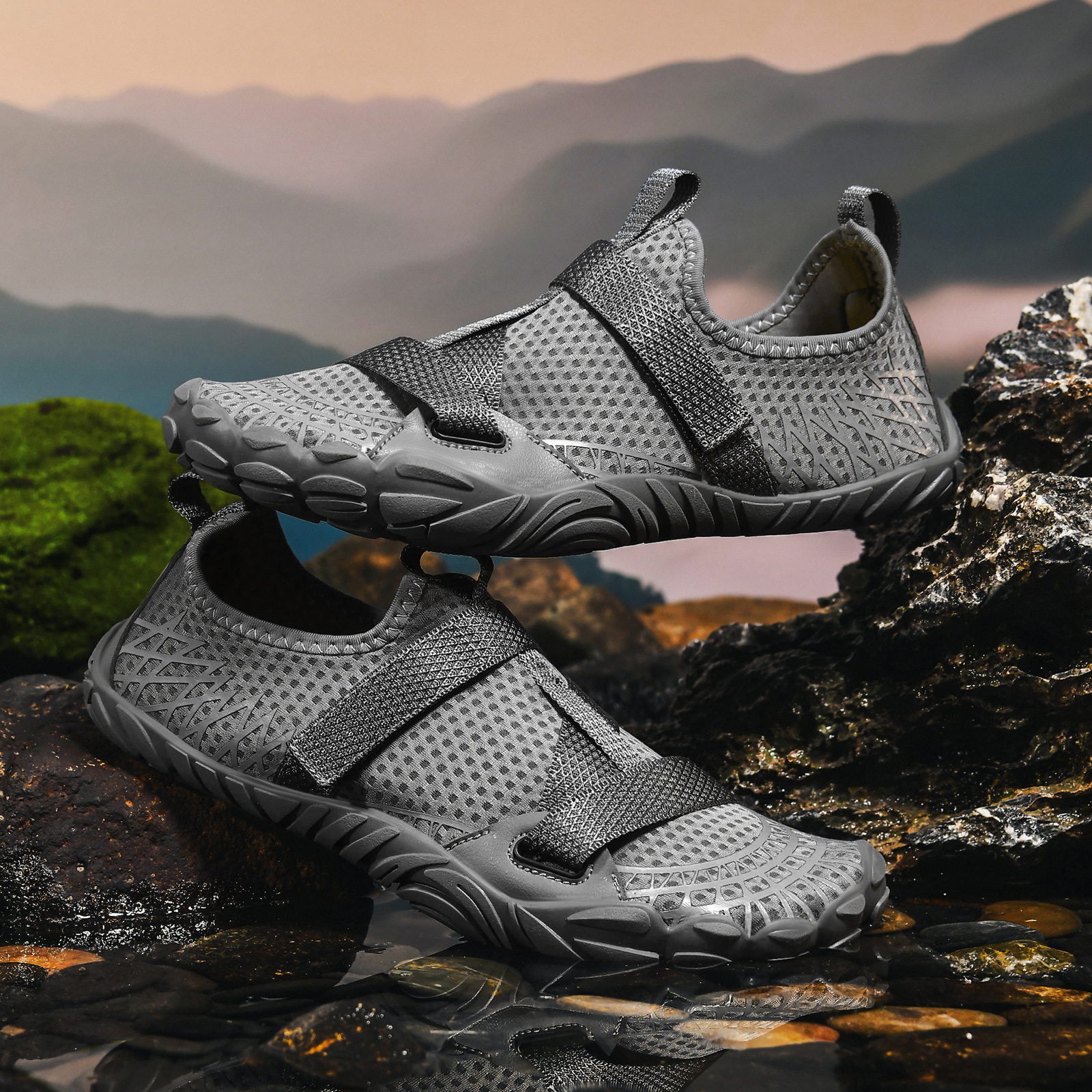 Men's And Women's Five-finger Quick-drying Beach Sneaker foto 5