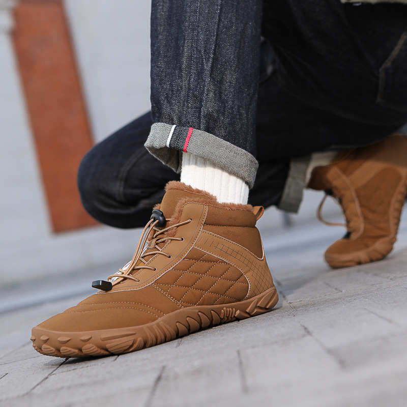 Winter Cotton Shoes Outer Velvet Thickening foto 3