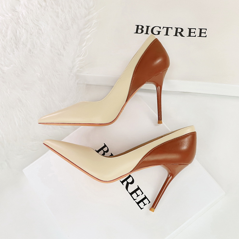 Retro Style High Heels Stiletto Heel Banquet Women foto 5