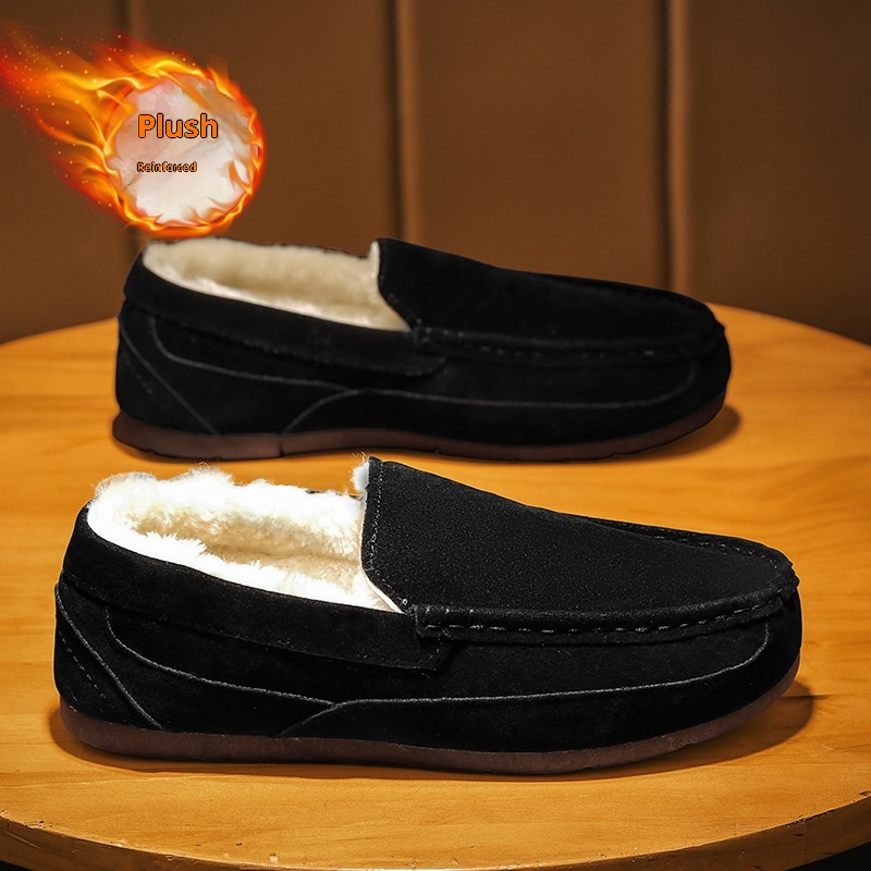 Men's Loafer-style Casual Slip-on Cotton Shoes foto 3